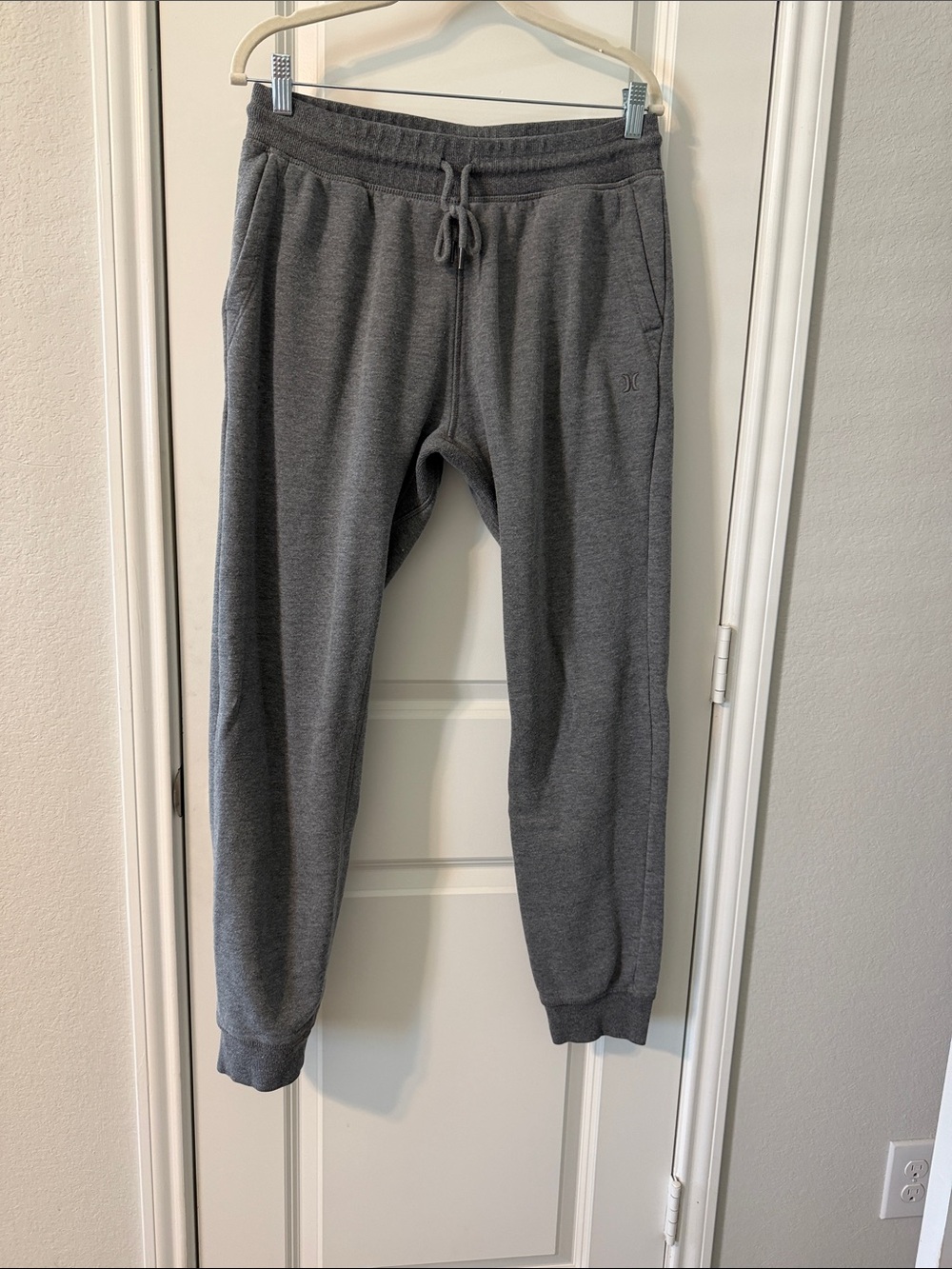 Hurley Men's Charcoal Gray Jogger Sweatpants